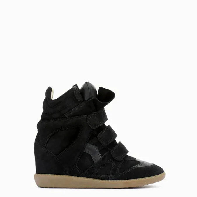 High heel wedge sneaker