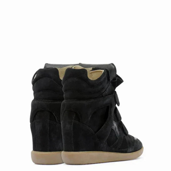 High heel wedge sneaker