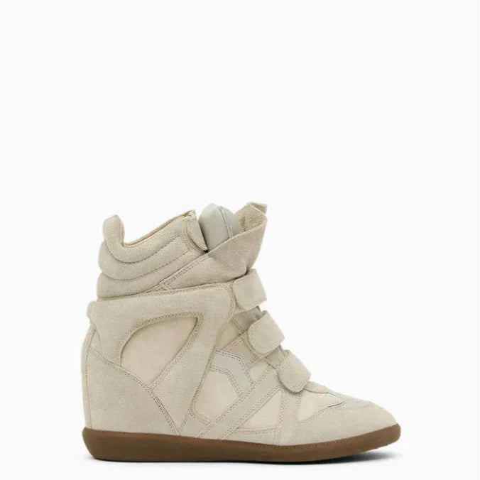 High heel wedge sneaker