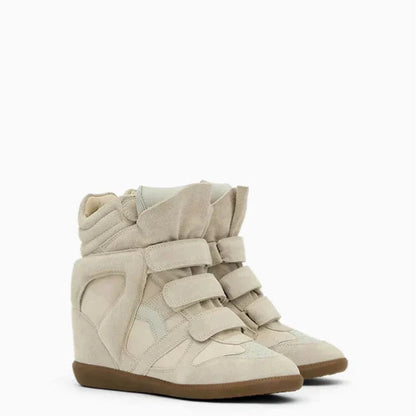 High heel wedge sneaker