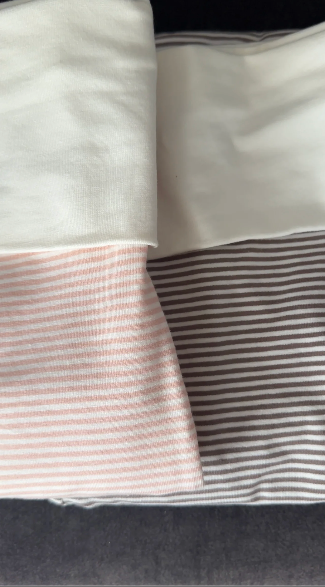 Scandi Low Striped waisted pants