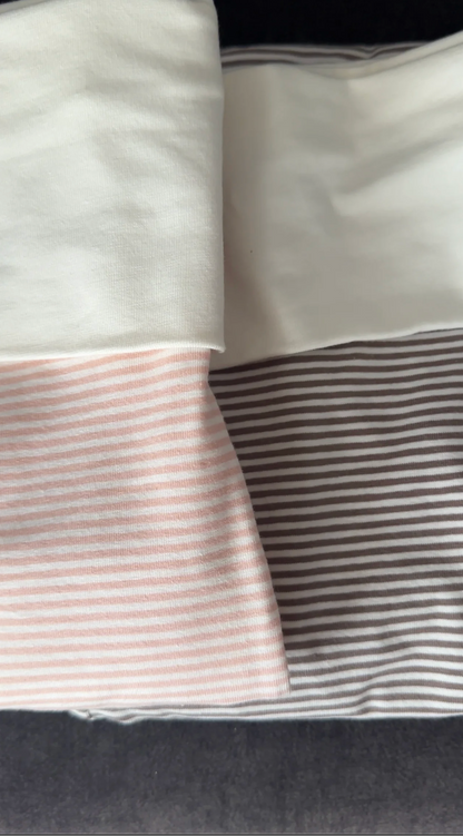 Scandi Low Striped waisted pants